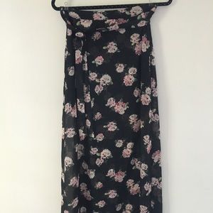 Forever 21 Maxi Floral Skirt